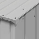 vidaXL Kutyaház tetővel 113x153x101 cm horganyzott acél