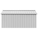 vidaXL Kutyaház tetővel 114x202x101 cm horganyzott acél