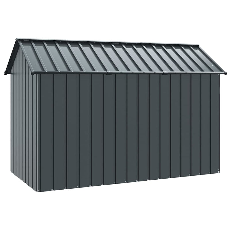 vidaXL Madár kalitka Antracit 215 x 112 x 141 cm Horganyzott acél