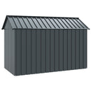 vidaXL Madár kalitka Antracit 215 x 112 x 141 cm Horganyzott acél