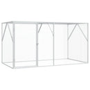 vidaXL Madár kalitka Antracit 208 x 102 x 108 cm Horganyzott acél