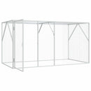 vidaXL Madár kalitka Antracit 208 x 102 x 108 cm Horganyzott acél