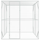 vidaXL Madár kalitka Antracit 209 x 202 x 214 cm Horganyzott acél