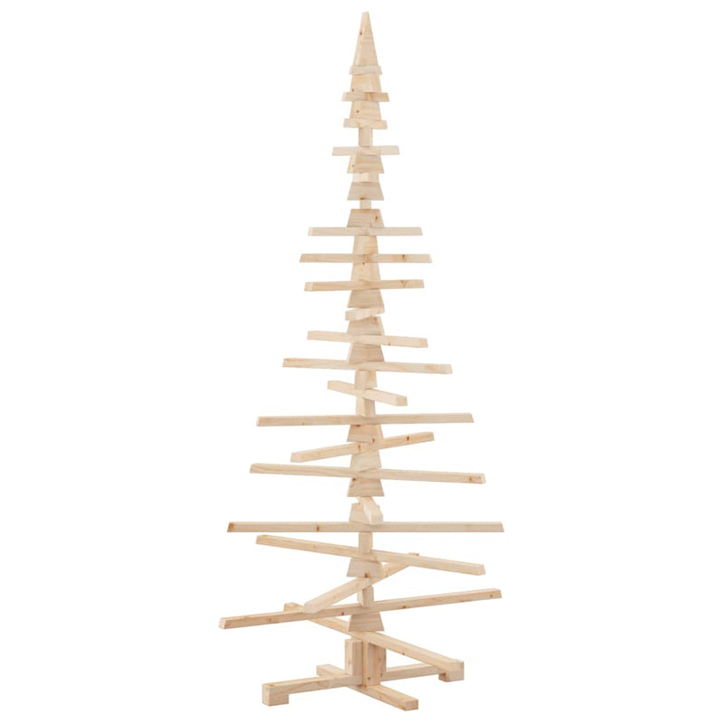 vidaXL tömör fenyő karácsonyfa dekorációnak 180 cm