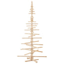 vidaXL tömör fenyő karácsonyfa dekorációnak 210 cm