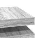 vidaXL szürke sonoma dohányzóasztal 360 fokban forgatható 90x90x34,5cm