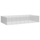 vidaXL 24 paneles horganyzott vas szabadon álló állatketrec 54 x 80 cm