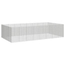 vidaXL 24 paneles horganyzott vas szabadon álló állatketrec 54x100 cm