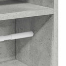 vidaXL betonszürke fürdőszobaszekrény tekercstartóval 20,5x22x90 cm