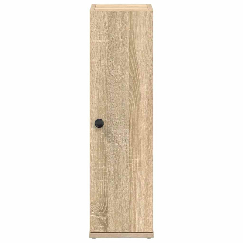 vidaXL sonoma tölgy fürdőszobaszekrény tekercstartóval 20,5x22x72 cm