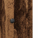 vidaXL antik fa színű fürdőszobaszekrény tekercstartóval 20,5x22x72 cm