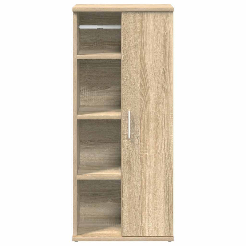 vidaXL sonoma tölgy fürdőszobaszekrény tekercstartóval 39x22x90 cm