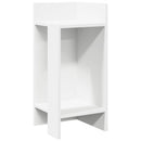 vidaXL 2 db fehér kisasztal polccal 25,5 x 27 x 60 cm