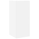 vidaXL 2 db fehér kisasztal polccal 25,5 x 27 x 60 cm