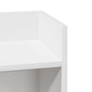 vidaXL fekete kisasztal polccal 25,5 x 27 x 60 cm