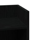 vidaXL 2 db fekete kisasztal polccal 25,5 x 27 x 60 cm