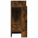 vidaXL 2 db füstös tölgy színű kisasztal polccal 25,5 x 27 x 60 cm