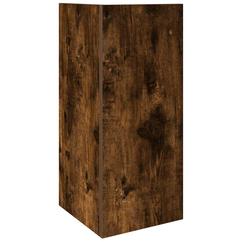 vidaXL 2 db füstös tölgy színű kisasztal polccal 25,5 x 27 x 60 cm