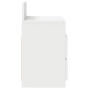 vidaXL fehér éjjeliszekrény 2 fiókkal 40x33x60 cm