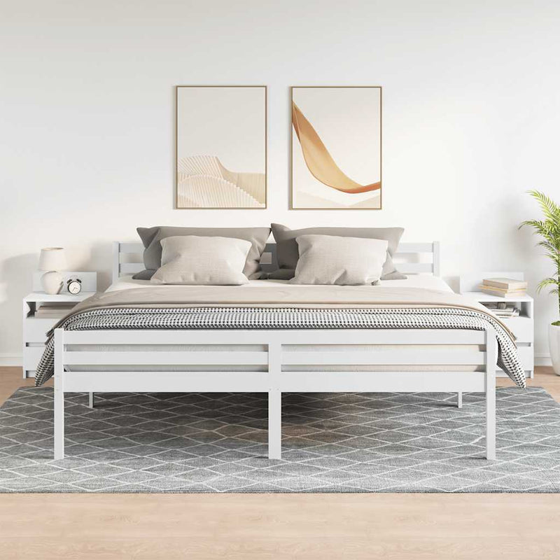 vidaXL 2 db fehér éjjeliszekrény 2 fiókkal 40x33x60 cm
