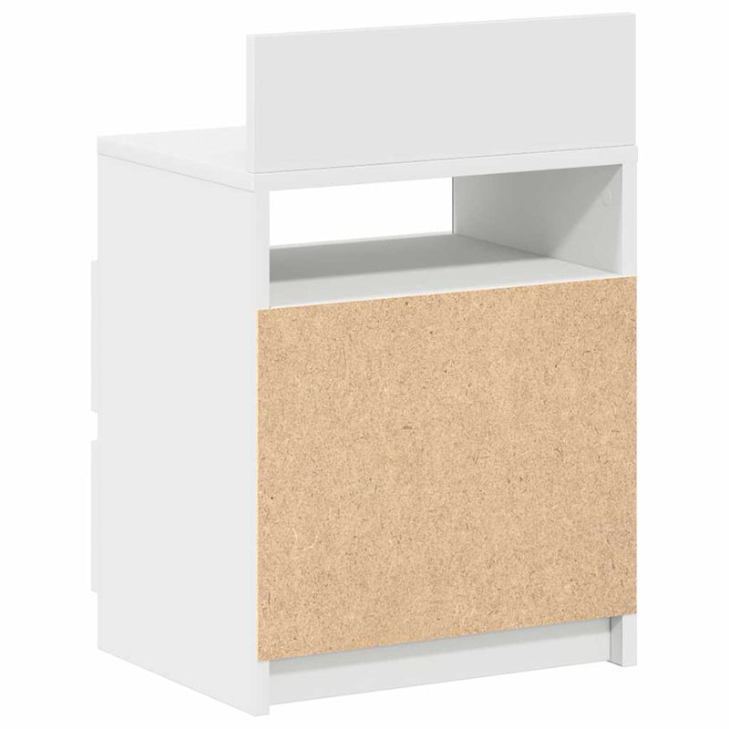 vidaXL 2 db fehér éjjeliszekrény 2 fiókkal 40x33x60 cm