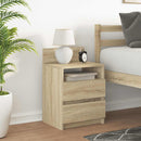 vidaXL sonoma tölgy színű éjjeliszekrény 2 fiókkal 40x33x60 cm