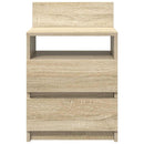 vidaXL 2 db sonoma tölgy színű éjjeliszekrény 2 fiókkal 40x33x60 cm