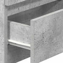 vidaXL betonszürke éjjeliszekrény 2 fiókkal 40x33x60 cm