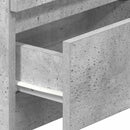 vidaXL 2 db betonszürke éjjeliszekrény 2 fiókkal 40x33x60 cm