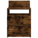 vidaXL 2 db füstös tölgy színű éjjeliszekrény 2 fiókkal 40x33x60 cm