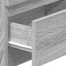 vidaXL 2 db szürke sonoma színű éjjeliszekrény 2 fiókkal 40x33x60 cm