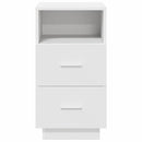 vidaXL fehér éjjeliszekrény 2 fiókkal 36x36x68 cm