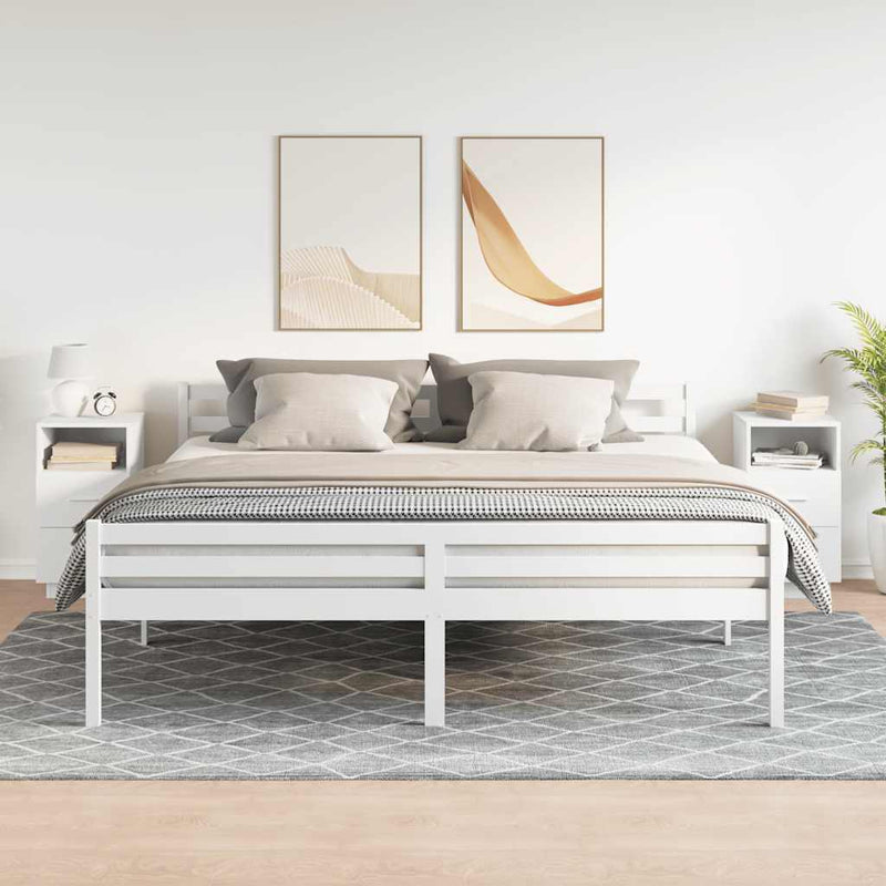 vidaXL 2 db fehér éjjeliszekrény 2 fiókkal 36x36x68 cm