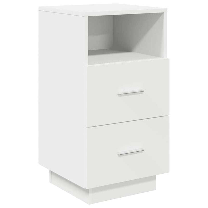 vidaXL 2 db fehér éjjeliszekrény 2 fiókkal 36x36x68 cm