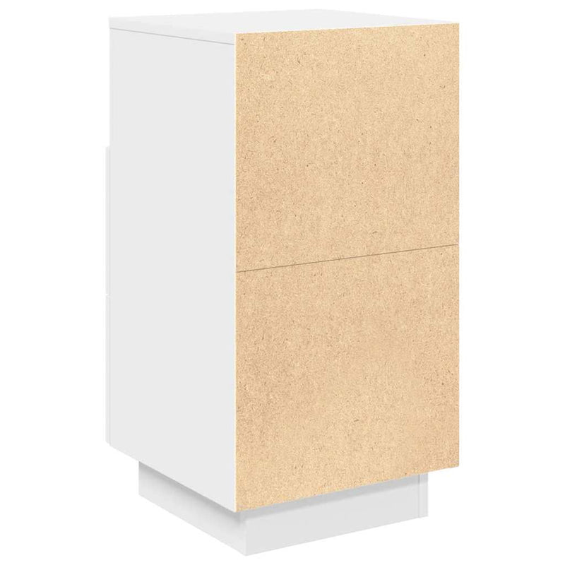 vidaXL 2 db fehér éjjeliszekrény 2 fiókkal 36x36x68 cm