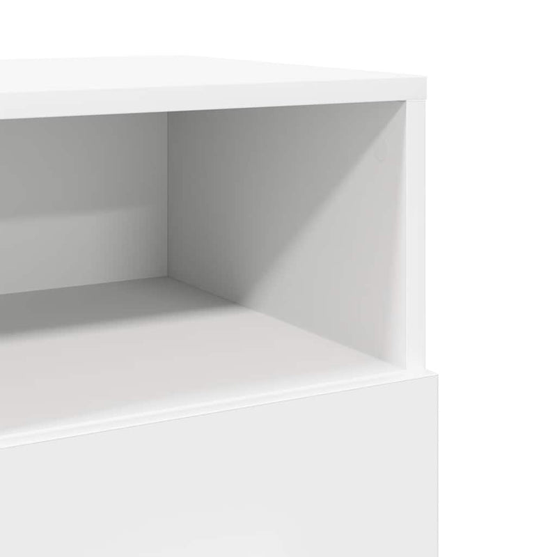vidaXL 2 db fehér éjjeliszekrény 2 fiókkal 36x36x68 cm