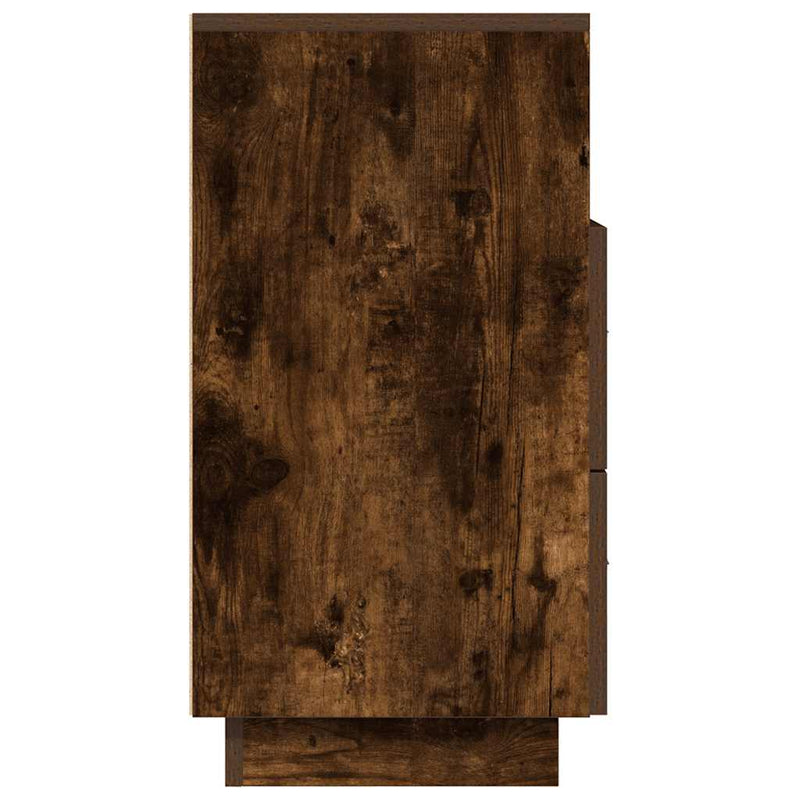 vidaXL füstös tölgy színű éjjeliszekrény 2 fiókkal 36x36x68 cm