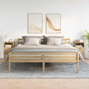 vidaXL 2 db kézműves tölgy színű éjjeliszekrény 2 fiókkal 36x36x68 cm