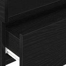 vidaXL 2 db fekete falra szerelhető éjjeliszekrény 45 x 26 x 28,5 cm