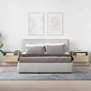 vidaXL 2 db sonoma tölgy falra szerelhető éjjeliszekrény 45x26x28,5 cm