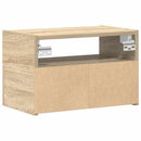 vidaXL 2 db sonoma tölgy falra szerelhető éjjeliszekrény 45x26x28,5 cm