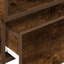 vidaXL 2db füstös tölgy színű fali éjjeliszekrény 45 x 26 x 28,5 cm