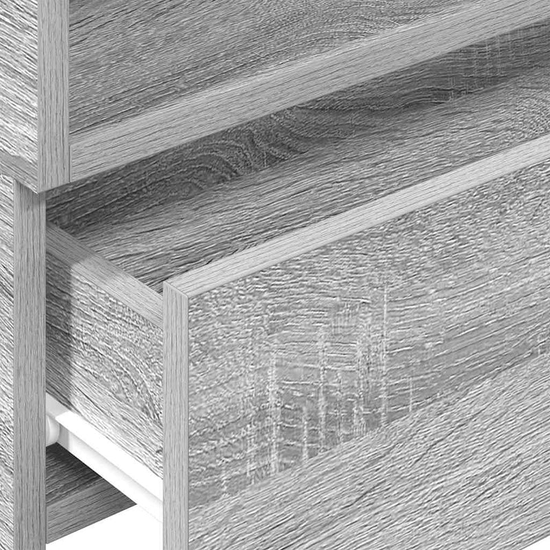vidaXL szürke sonoma falra szerelhető éjjeliszekrény 45x26x28,5 cm