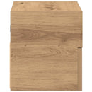vidaXL kézműves tölgy színű falra szerelhető éjjeliszekrény
