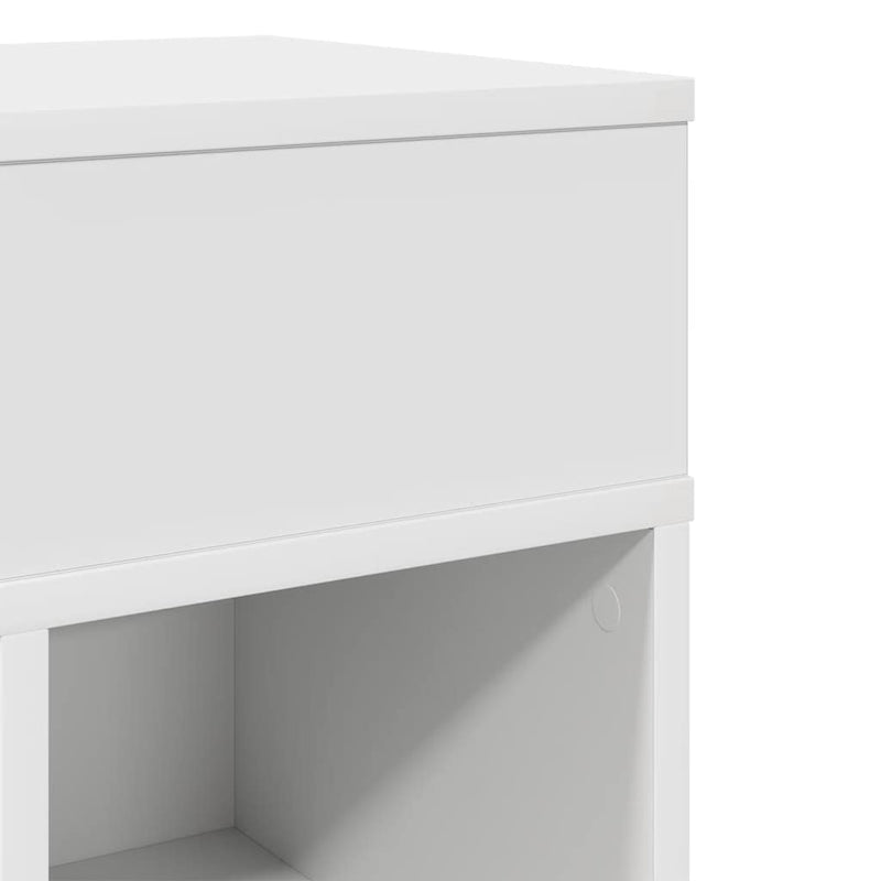 vidaXL 2 db fehér éjjeliszekrény fiókkal 25 x 31 x 66 cm