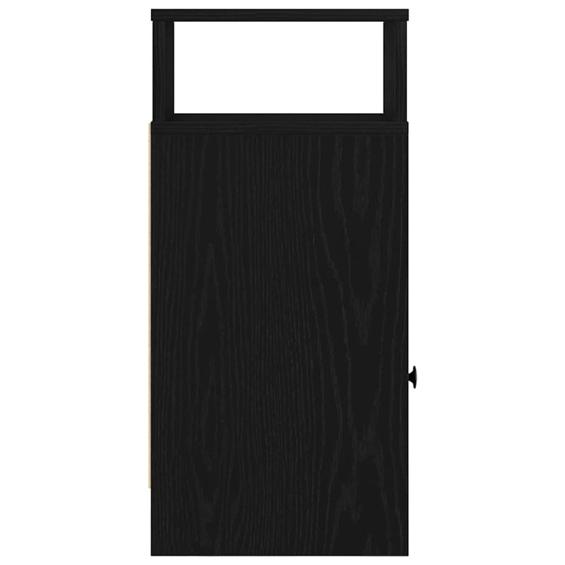 vidaXL 2 db fekete éjjeliszekrény fiókkal 25 x 31 x 66 cm