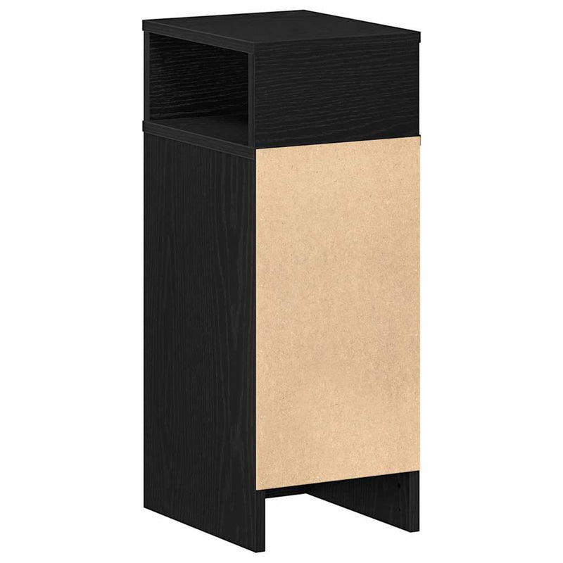 vidaXL 2 db fekete éjjeliszekrény fiókkal 25 x 31 x 66 cm