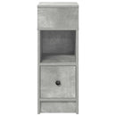 vidaXL 2 db betonszürke éjjeliszekrény fiókkal 25 x 31 x 66 cm