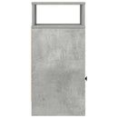vidaXL 2 db betonszürke éjjeliszekrény fiókkal 25 x 31 x 66 cm