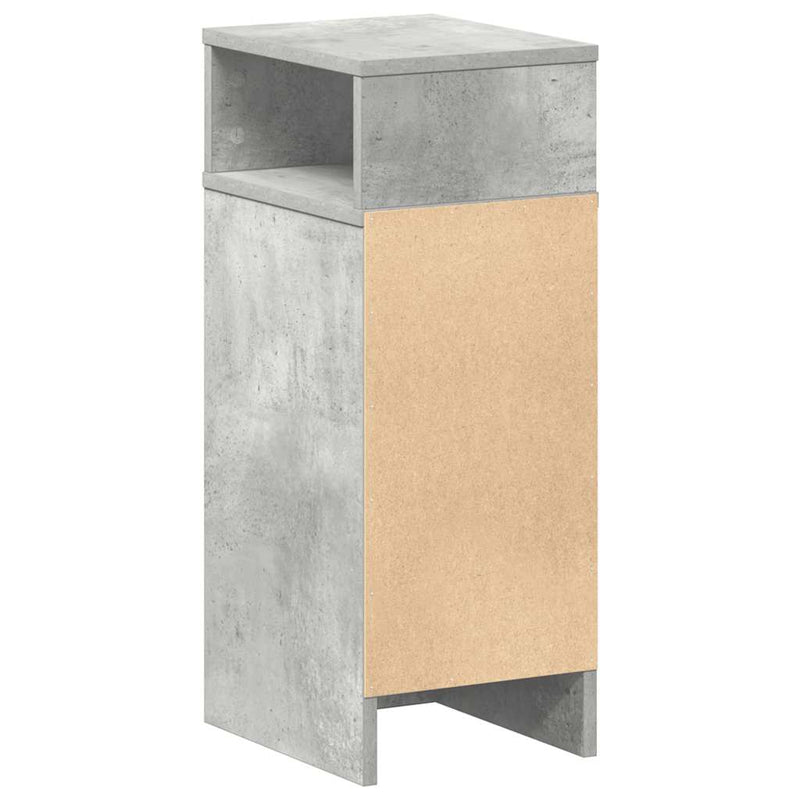 vidaXL 2 db betonszürke éjjeliszekrény fiókkal 25 x 31 x 66 cm